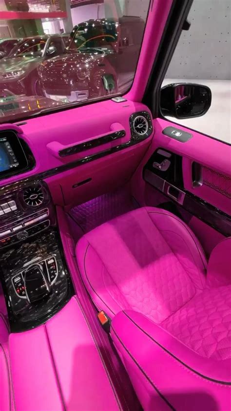 Pink Leather Interior Mercedes