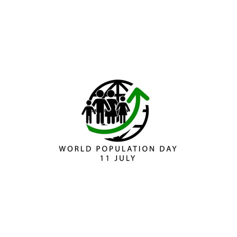 World Population Day 11 July Logo 12788495 Vector Art at Vecteezy