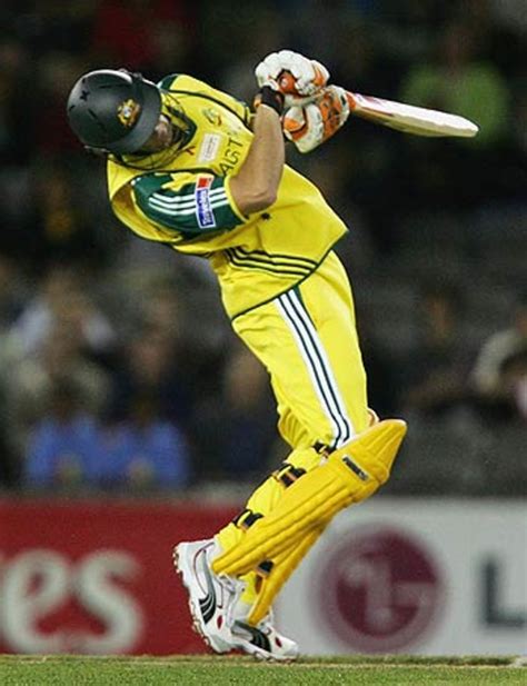 Adam Gilchrist cuts during his blistering century | ESPNcricinfo.com