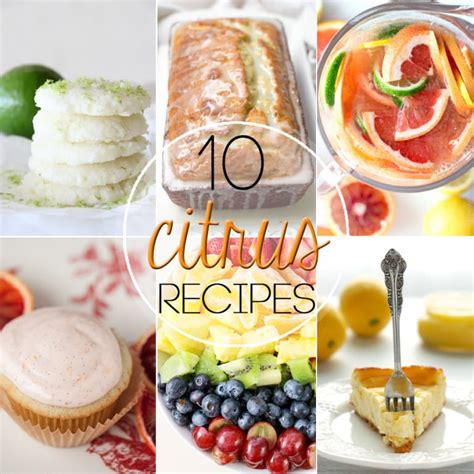 10 Citrus Recipes - Easy Peasy Meals