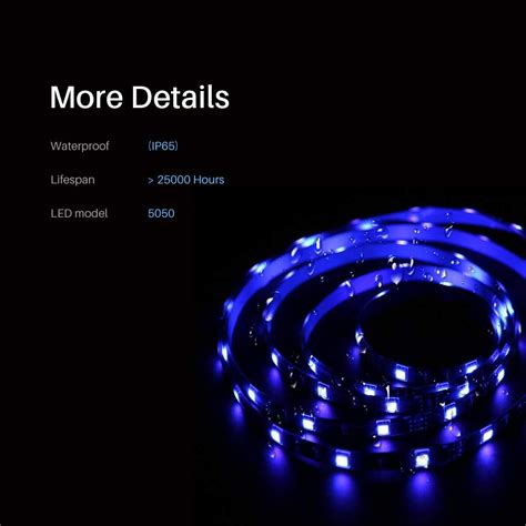 LED Strips Lights 5M,SONOFF Smart WiFi Dimmable Light Strip with Timer,16 Million Colours ...