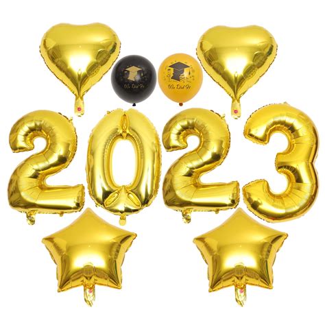 2023 Graduation Balloons Ornament Number Balloons 2023 Graduation ...