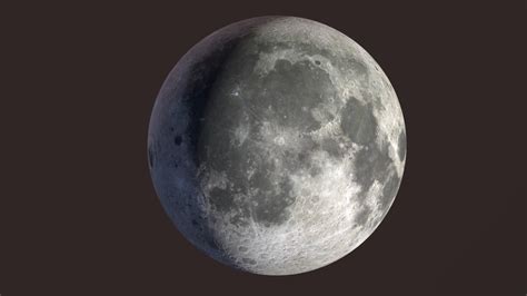 The Moon - 3D model by ramiammoun [a23e261] - Sketchfab