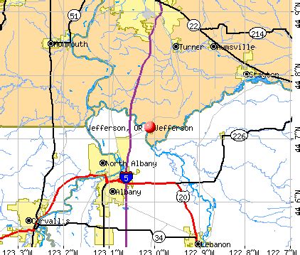 Jefferson, Oregon (OR 97352) profile: population, maps, real estate, averages, homes, statistics ...