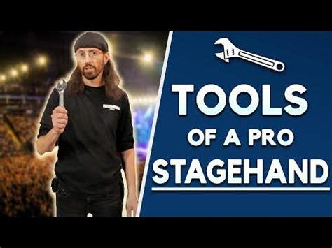 Behind the scenes: Tools of a pro Stagehand - YouTube