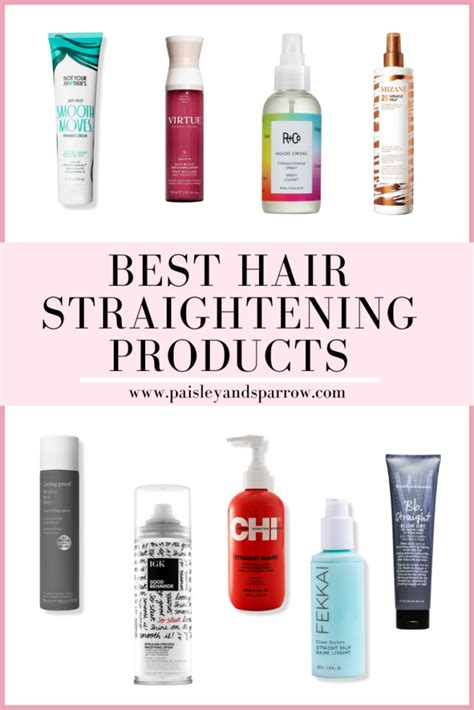 25 Best Hair Straightening Products - Paisley & Sparrow