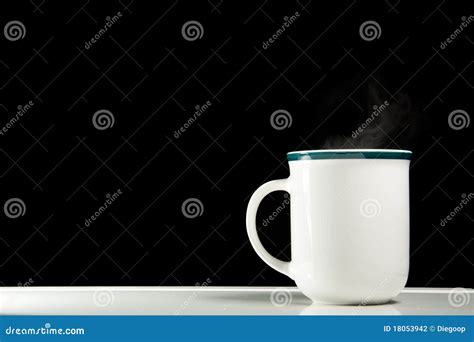 Coffee cup with steam stock photo. Image of coffee, steam - 18053942