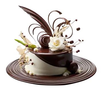 Sculpted Perfection An Elegant Chocolate Cake Display, Chocolate Cake ...