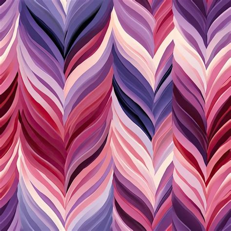 Premium Photo | Wavy pattern of pink and purple leaves in a realistic color scheme tiled