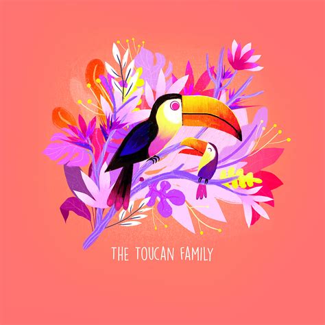 Toucan Family on Behance