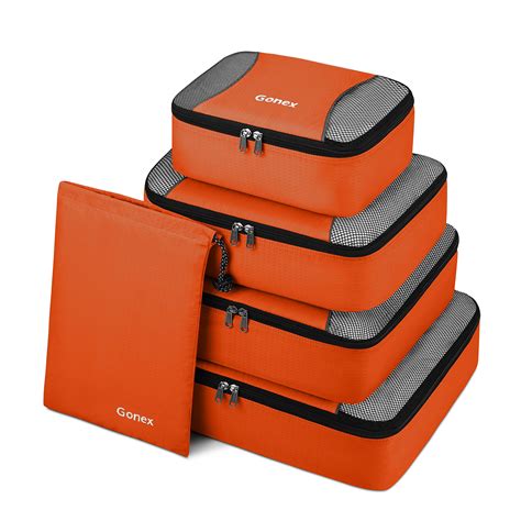 Gonex Packing Cubes 5 Set Travel Luggage Organizer Review - LightBagTravel.com