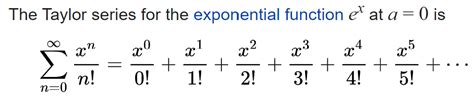 How can I write the Taylor Series for e^x using map and reduce ...