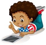 Smiling Kid Using Tablet Ipad Stock Illustrations – 43 Smiling Kid Using Tablet Ipad Stock ...