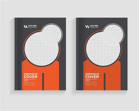 book cover geometric design vector, graphic gradient circle shape cover ...