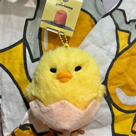 Sanrio Gudetama Shakipiyo Plush Charm Brand New, Hobbies & Toys, Toys & Games on Carousell