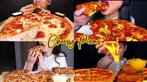 Pizza Mukbang Eating ASMR Edit Compilation 🍜 - YouTube