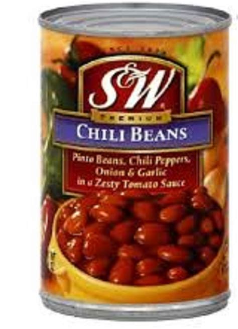 Amazon.com : S&W, Chili Beans, 15oz Can (Pack of 6) : Grocery & Gourmet Food