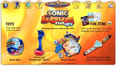 Sonic Boom: Fire & Ice delay doesn’t stop Hardee’s and Carl’s Jr. from ...