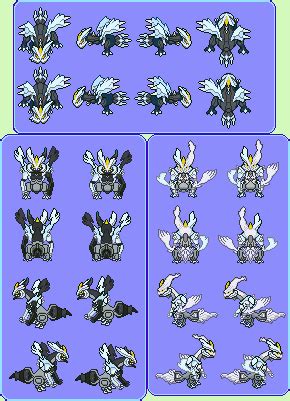 Kyurem Forms Spirte by Victini001 on DeviantArt