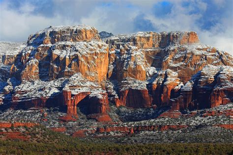 Sedona Arizona Winter Snow Pictures