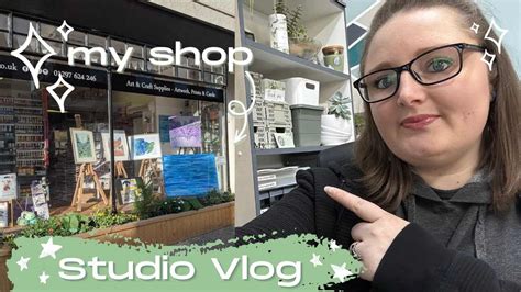 Studio Vlog 10 | Small business owner, running a high street shop, Munbyn thermal label printer ...