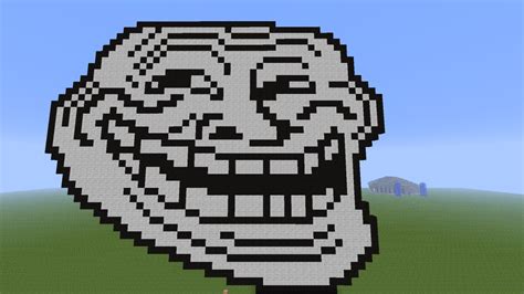 Troll Face Pixel Minecraft Amino