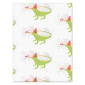 Iguana Lizard Partying Animals Having a Party Tissue Paper | Zazzle