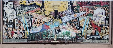 Replica of Diego Rivera "Man at the Crossroads" : pics