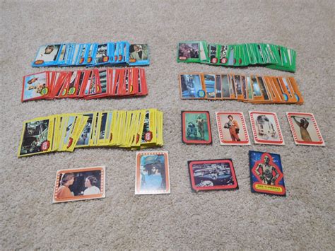 249 Vintage STAR WARS 1977 Trading Collectible Cards Series 1-5 and 8 ...