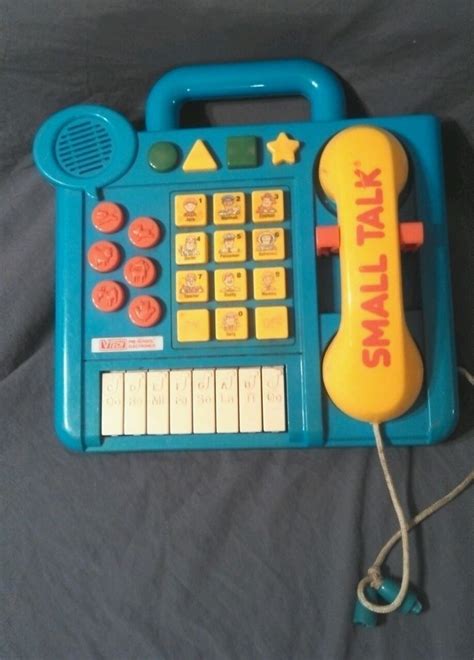 VINTAGE 1988 VTECH SMALL TALK TALKING PLAY PHONE | Marriage songs ...