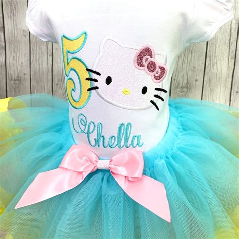 Personalized Hello Kitty Birthday Outfit Kitty Birthday - Etsy