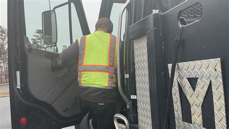 Truck driver expressing concerns about possible rail strike