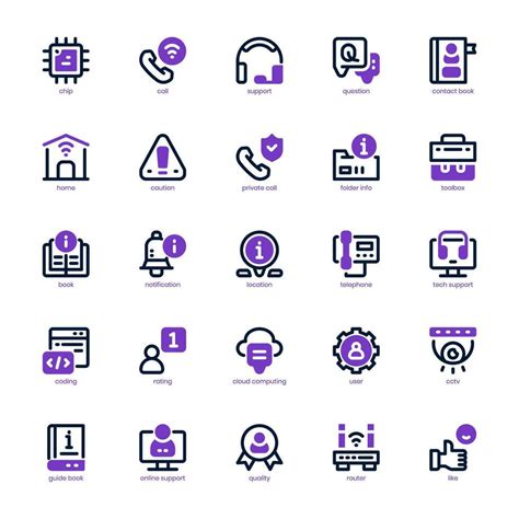 Tech Support Icon pack for your website design, logo, app, and user interface. Tech Support Icon ...