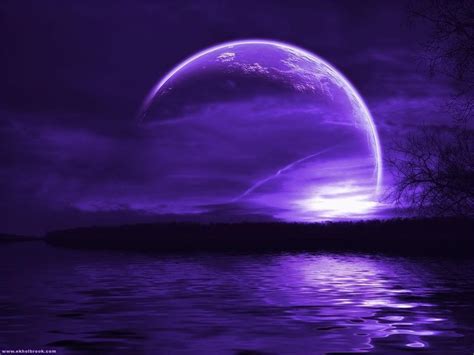 Purple Moon Wallpapers - Top Free Purple Moon Backgrounds - WallpaperAccess