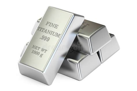 Titanium Ingot, 3D Rendering Stock Illustration - Illustration of shiny, industrial: 85055579