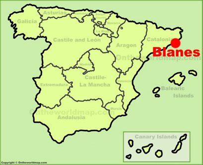 Blanes Maps | Spain | Maps of Blanes