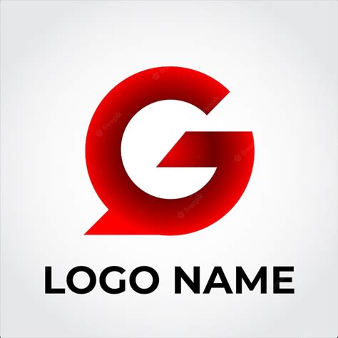 Premium Vector | G red logo