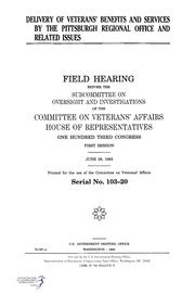 AFRICAN-AMERICAN VETERANS: VETERANS' READJUSTMENT BENEFITS AND RELATED ISSUES : Committee on ...
