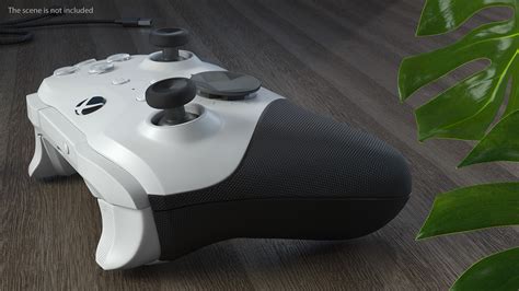 Wireless Controller Xbox Elite Series 2 White Model - TurboSquid 2099722