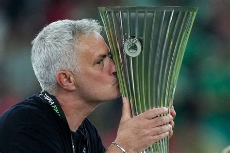 Jose Mourinho gets tattoo of Europa Conference League trophy - Futbol on FanNation