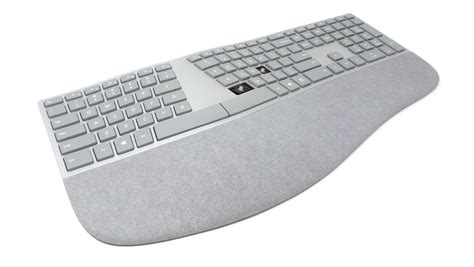 Microsoft Surface Ergonomic Wireless Keyboard Bluetooth Silver Read ...