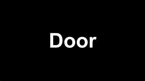 Door Sound Effect_1 - YouTube