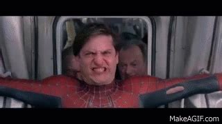 Spider-Man 2 [Train Scene] - Danny Elfman's Music on Make a GIF