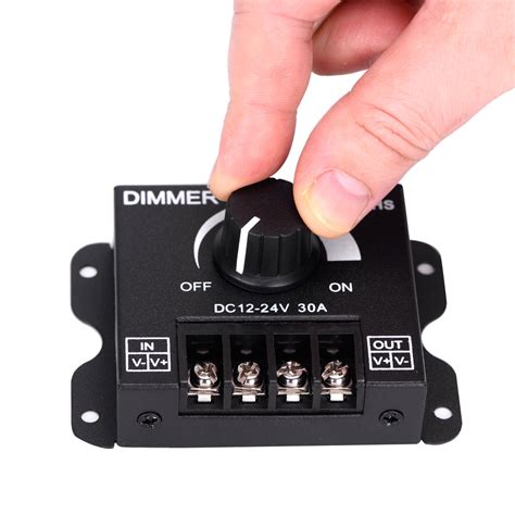 DC 12V-24V PWM LED Lighting Dimming Device LED Strip Dimmer 30A – 12Vmonster Lighting and More!