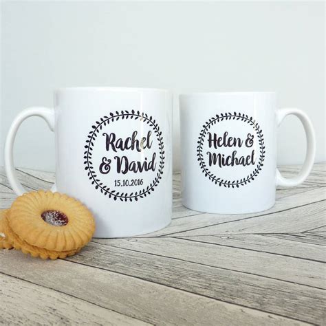 Couple Personalised Mug By Little Cherub Design | notonthehighstreet.com