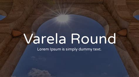 Varela Round Font : Download Free for Desktop & Webfont