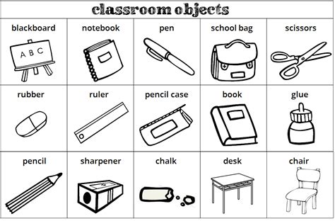 Free Classroom Objects Clipart, Download Free Classroom Objects - Clip Art Library