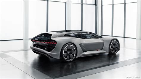 Audi PB18 e-tron Concept | 2018MY (Color: Circuit Grey) | Rear Three-Quarter