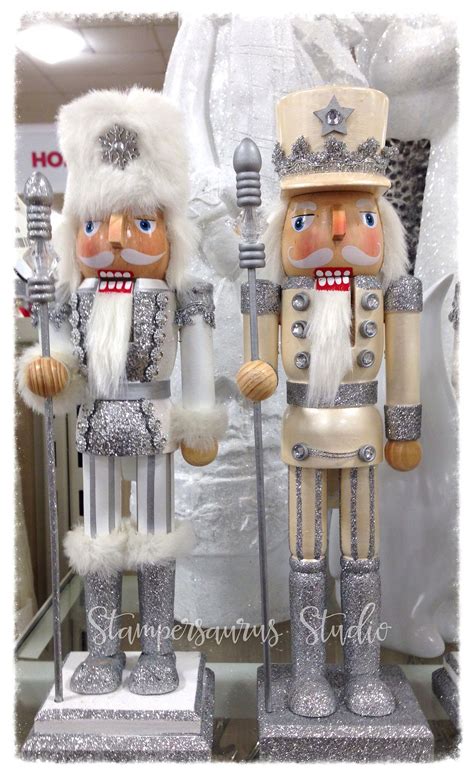 White & Champagne Colored Nutcrackers | Nutcracker christmas decorations, Nutcracker christmas ...