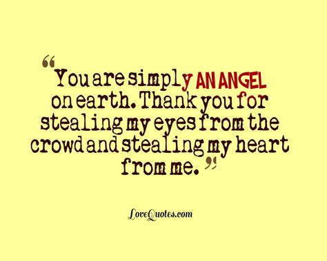 An Angel On Earth - Love Quotes